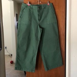 High rise, wide leg pants